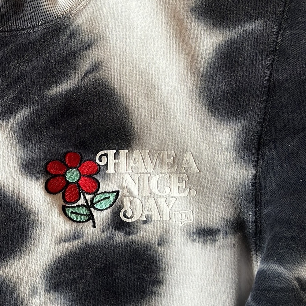 NICEKICKS. Tie dye have a nice day sweatshirt XS - Picture 2 of 6